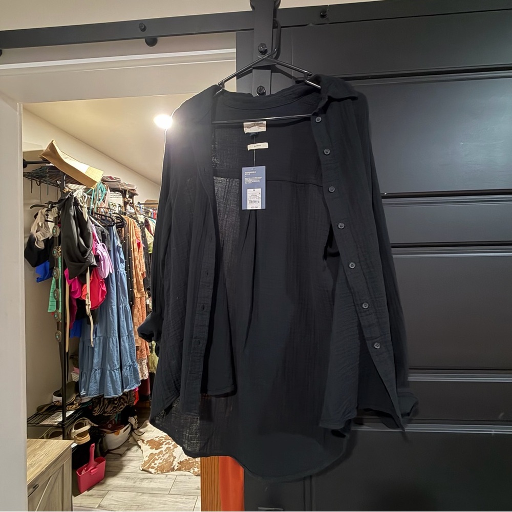Target Black Button Down Shirt for Women
